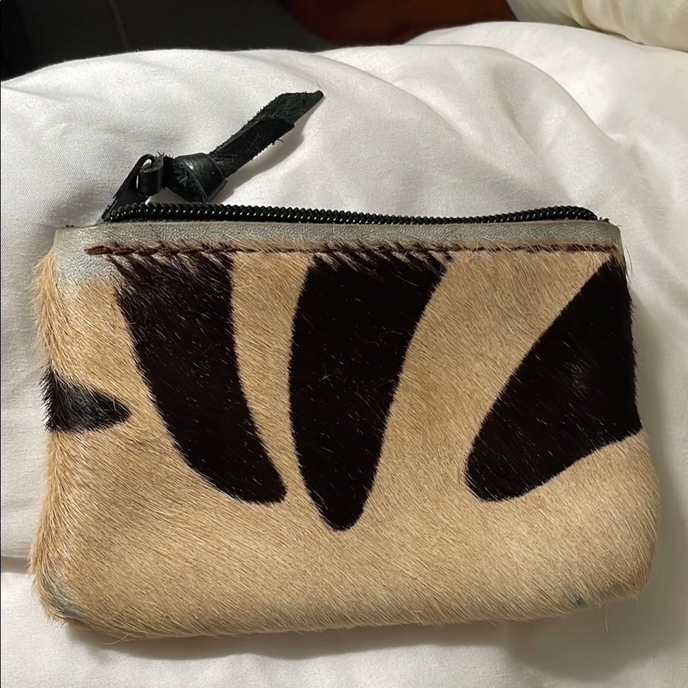 Animal Print Key & Card Holder